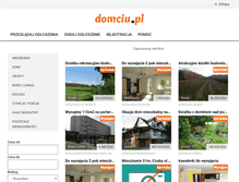 Tablet Screenshot of domciu.pl